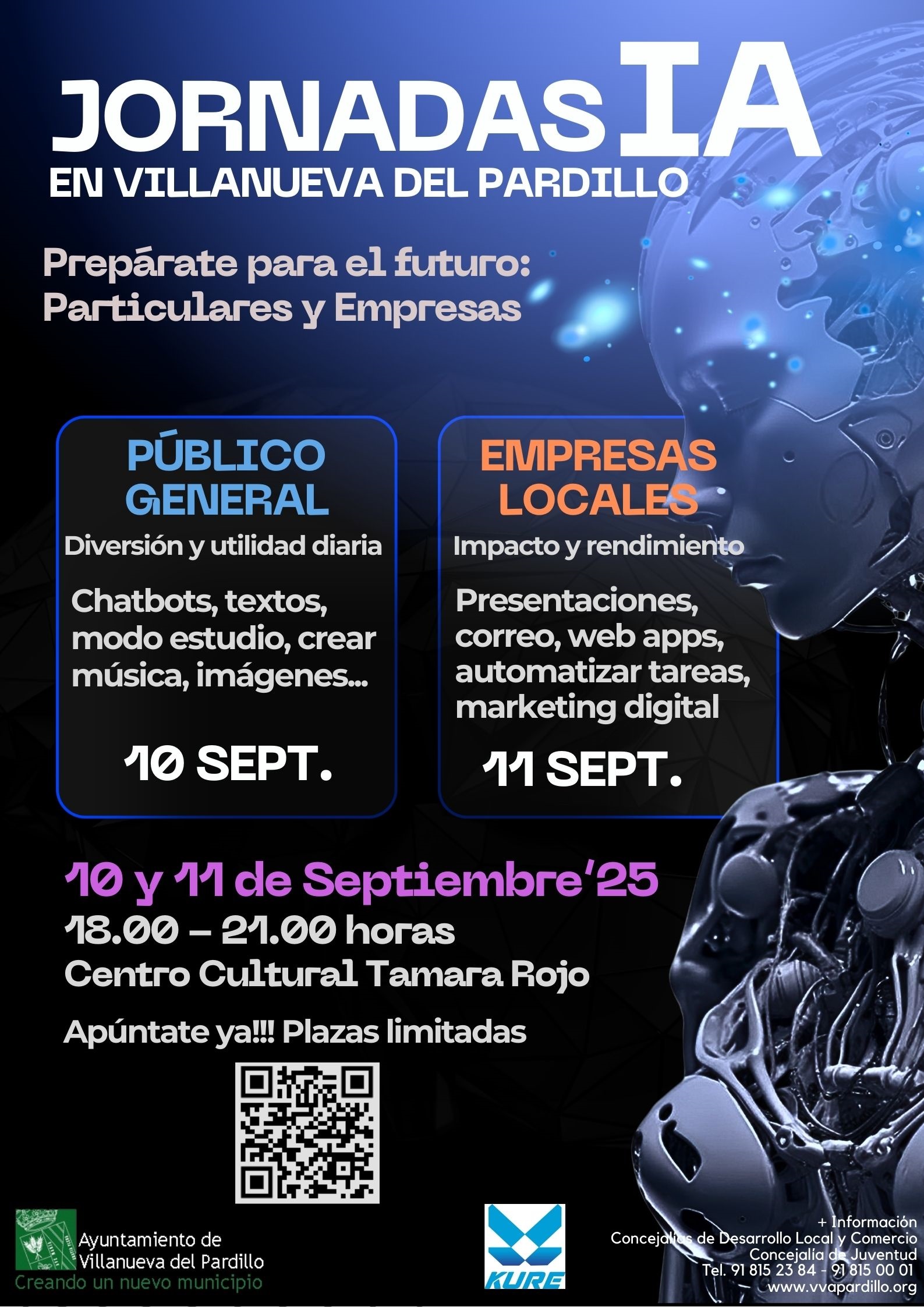 Primeras jornadas de inteligencia artificial en Villanueva del Pardillo